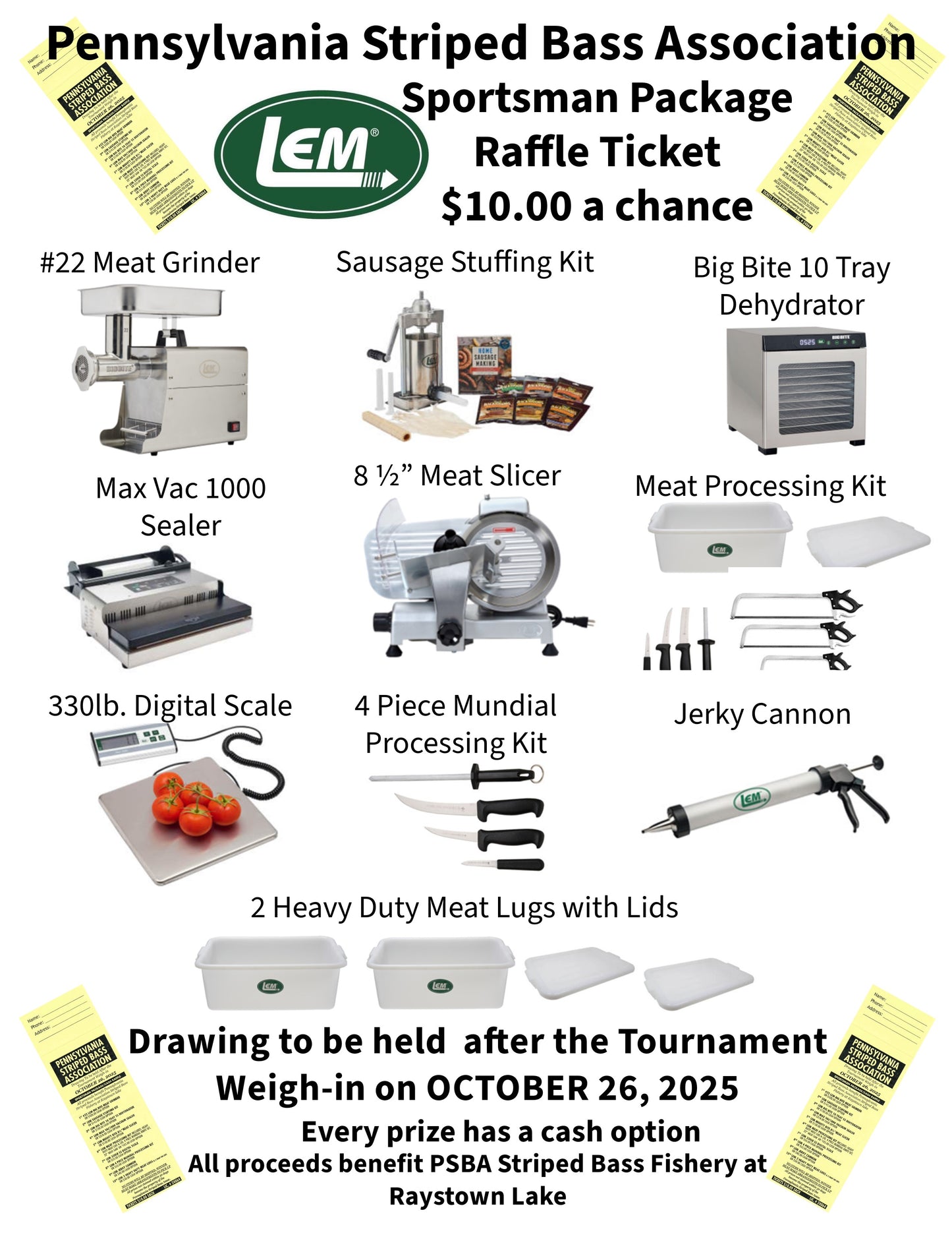Sportsman's Raffle Ticket
