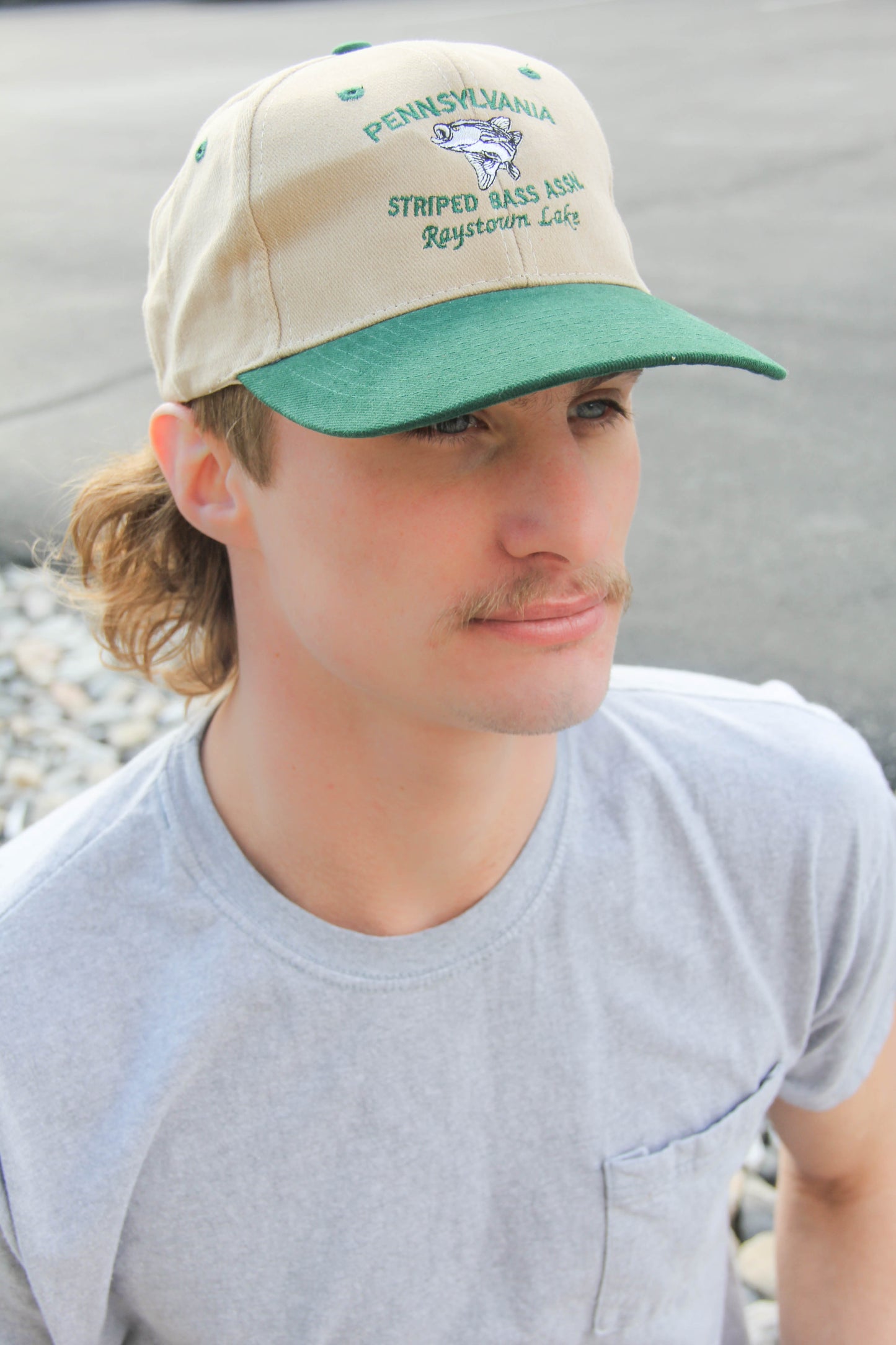 Pennsylvania Striped Bass Association Tan Logo Hat