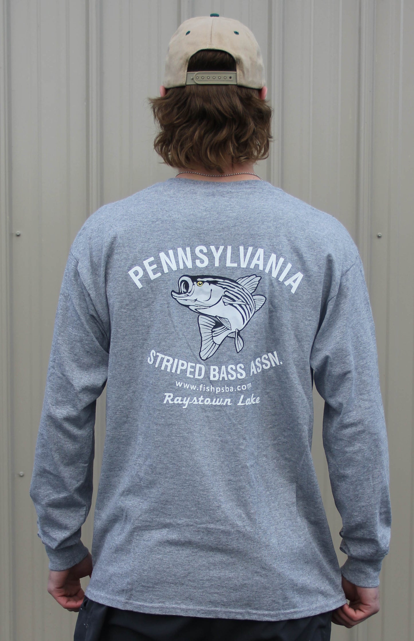 PA Striped Bass Long Sleeve T shirt - BUY 1, Get 1 at 50% Off!!!