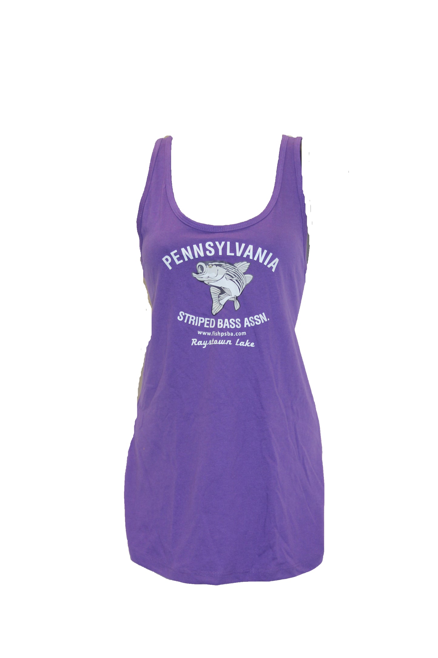 Pa Striped Bass Association Ladies Racerback Tank Top