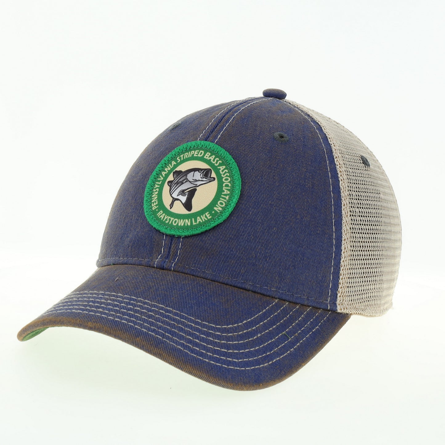 PA Striped Bass Association Round Logo Hat